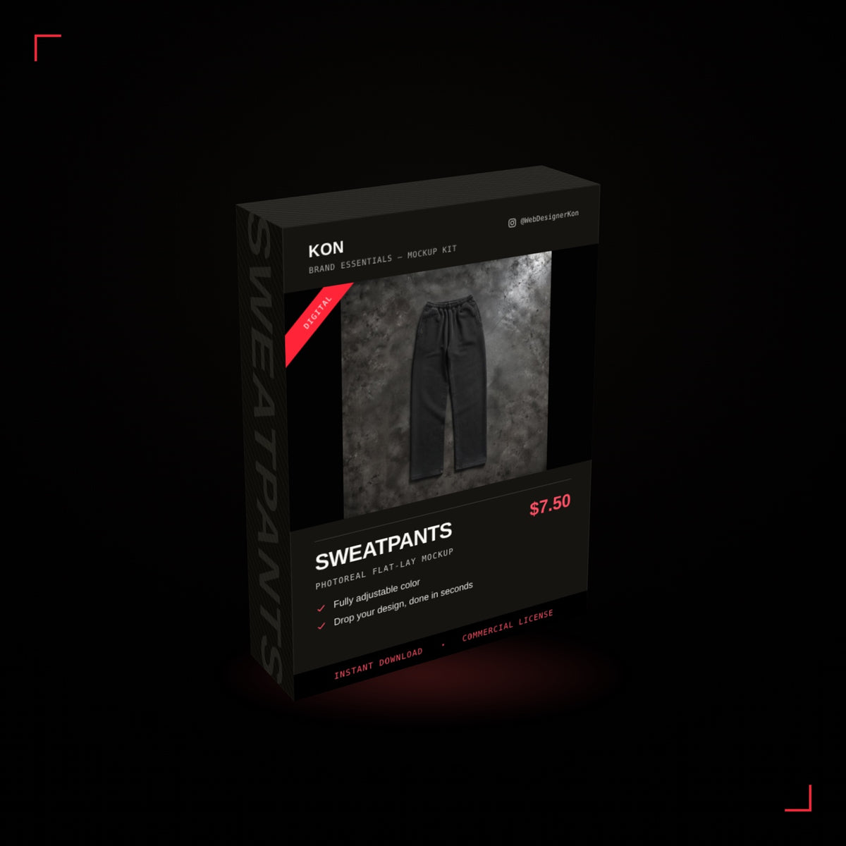 Sweatpants Mockup